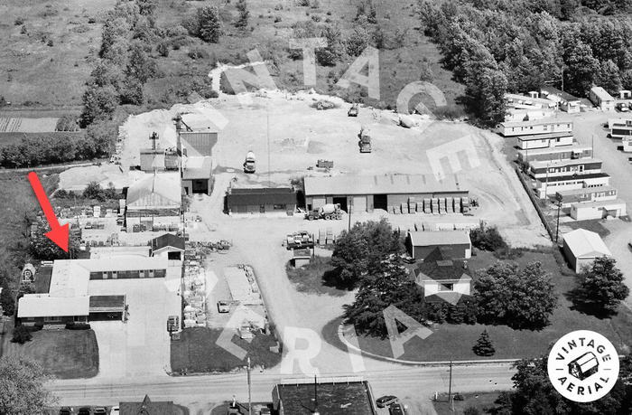 Sweet Dreams Motel - 1982 Aerial (newer photo)